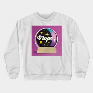 Crystal Ball Design Crewneck Sweatshirt